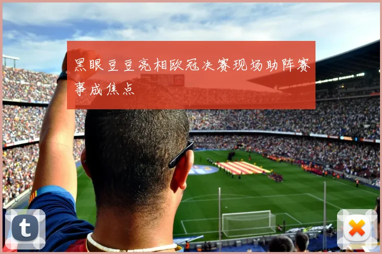黑眼豆豆亮相欧冠决赛现场助阵赛事成焦点