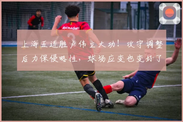 上海五连胜卢伟立大功!攻守调整后力保侵略性,球场应变也变好了